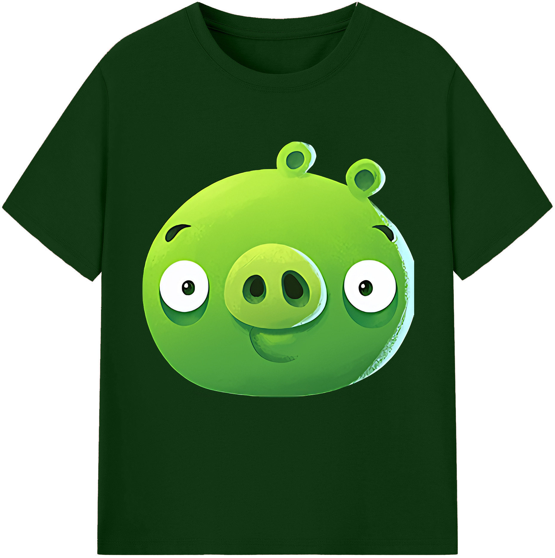 （画像用） Angry Birds アングリーバード 綿100％半袖Tシャツ（フロントプリント）